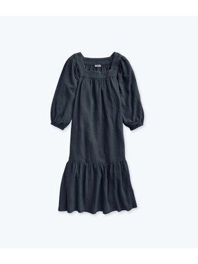 SUMMERSALT The Going Places MIDI Navy Gauze Dress Size XS NEW with tags